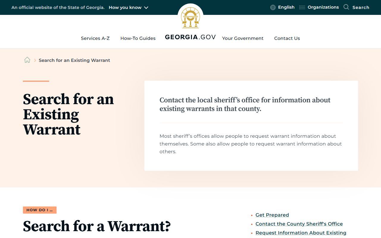 Clinch County arrest records warrant search guidance