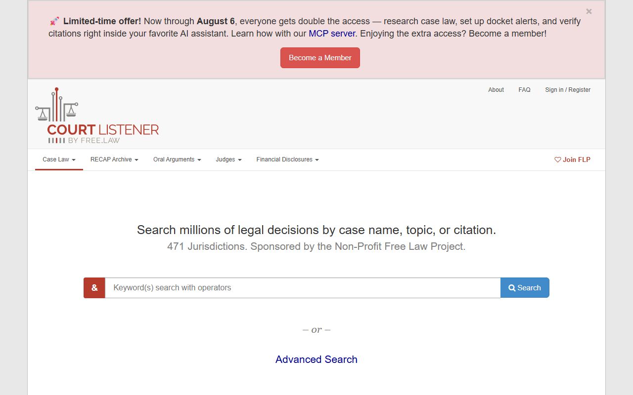 Clinch County court dockets CourtListener federal docket resource