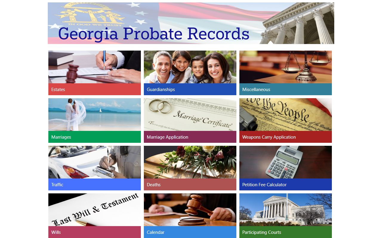 Clinch County court records Georgia Probate Records portal