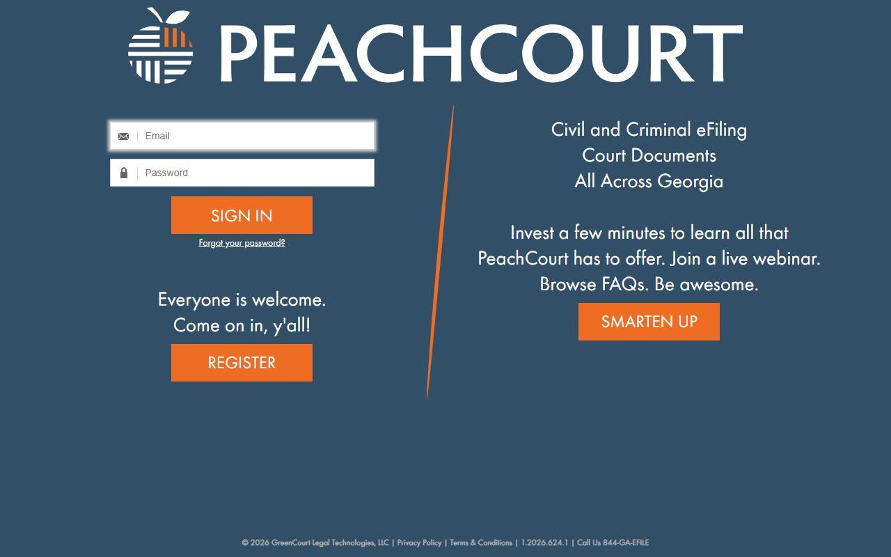 Clinch County criminal court records PeachCourt Georgia court document platform