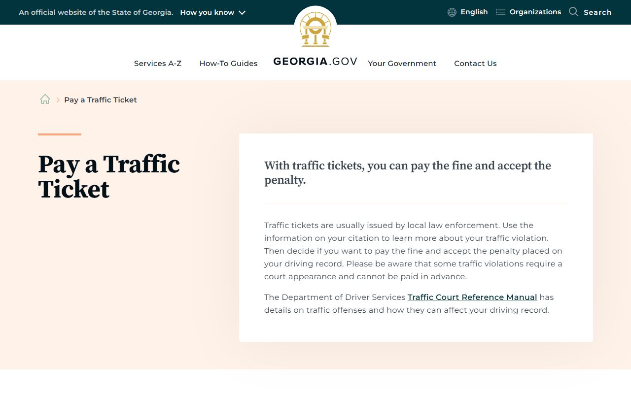 Clinch County traffic court records Georgia traffic ticket payment guide