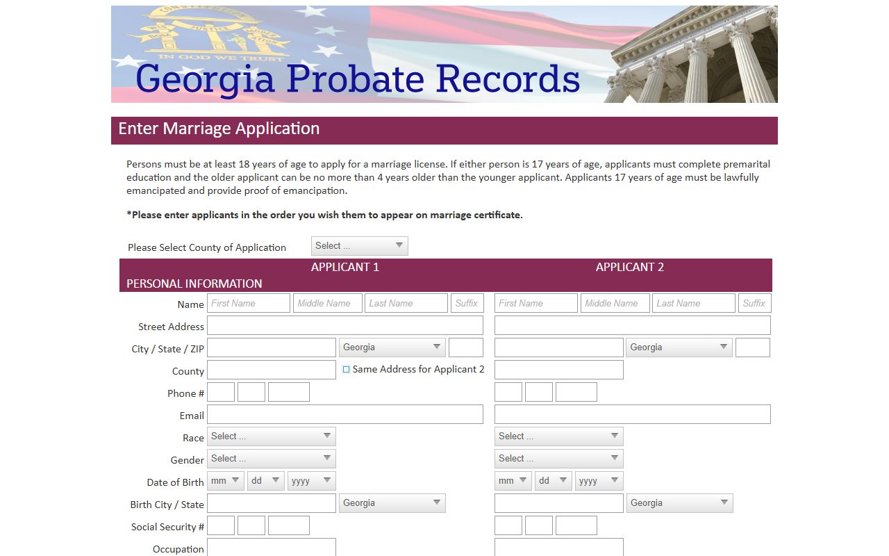Clinch County warrant records official county process example